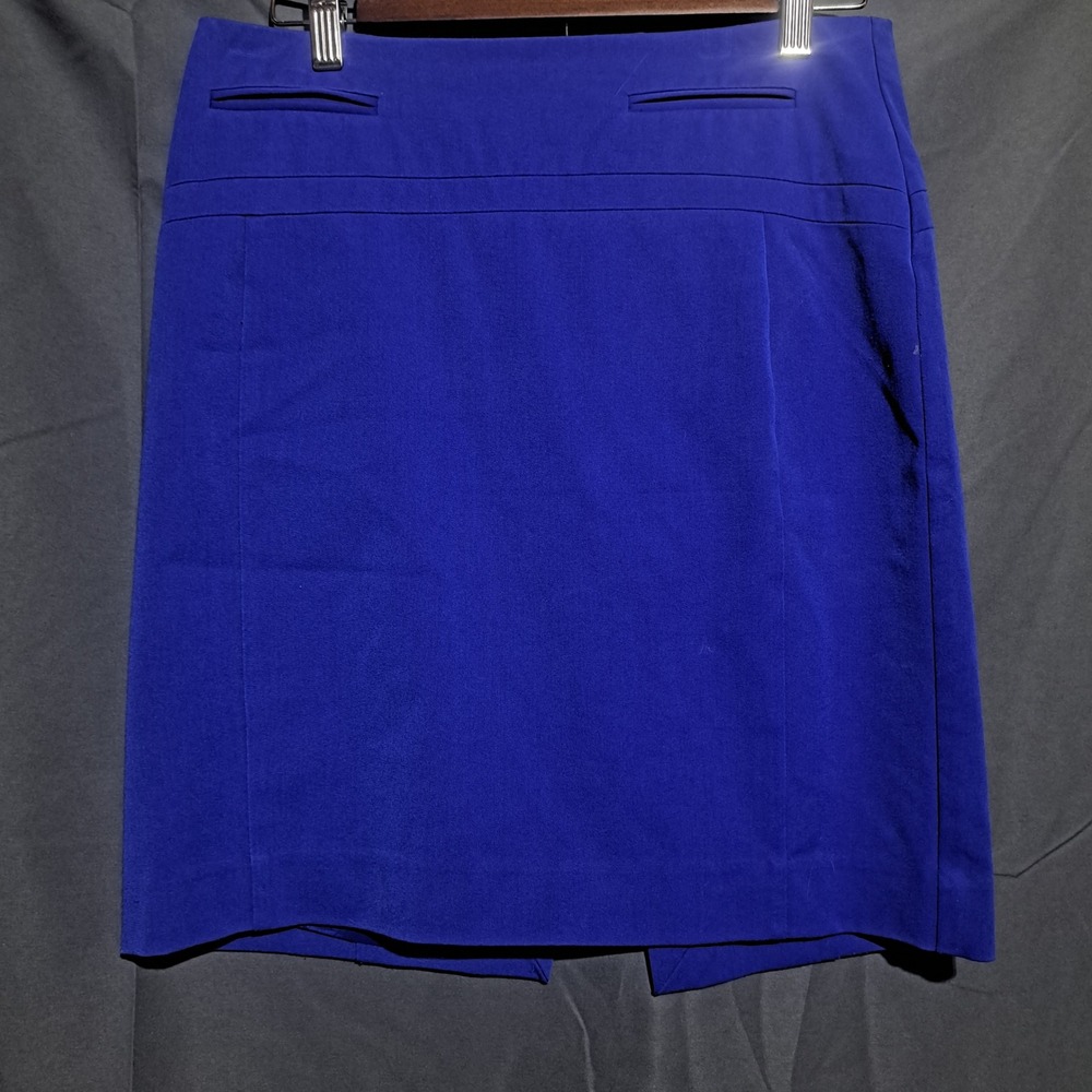 Express Signature Stretch Blue Pencil Skirt Women's SZ 6